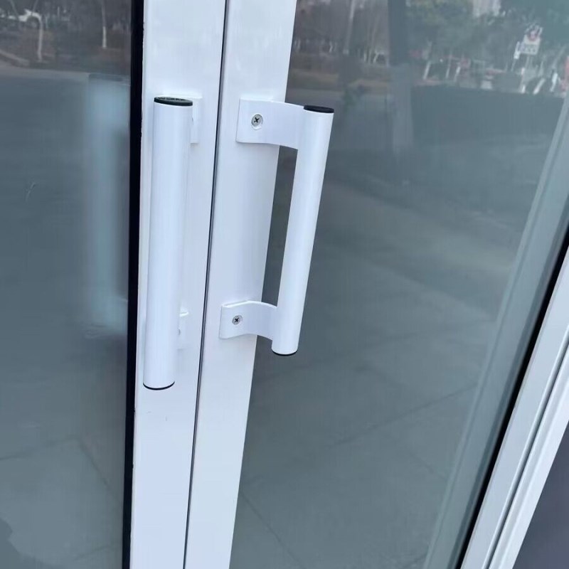 铝合金门平移门把手玻璃门窗阳台门明装塑钢推拉门把手小拉手加厚