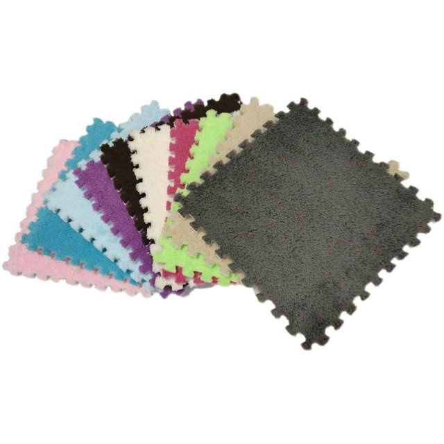 泡沫垫可裁剪地毯少女卧室绒面地垫拼图床边窗台防潮飘窗卧室全铺