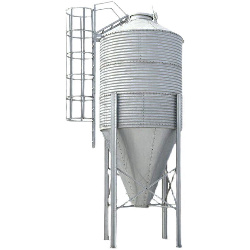 料塔料线自动化养殖设备10吨15吨20吨安装称重系统设备养猪场设计