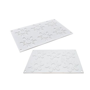 环形水水滴插片硅胶模具 插件模具法式西点装饰