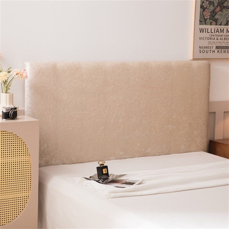 绒面全包床头罩防尘罩欧式软包床头罩 时尚奢华床头盖巾布,居家布艺,床头罩,淘宝优惠券,粉丝福利购,淘宝优惠卷