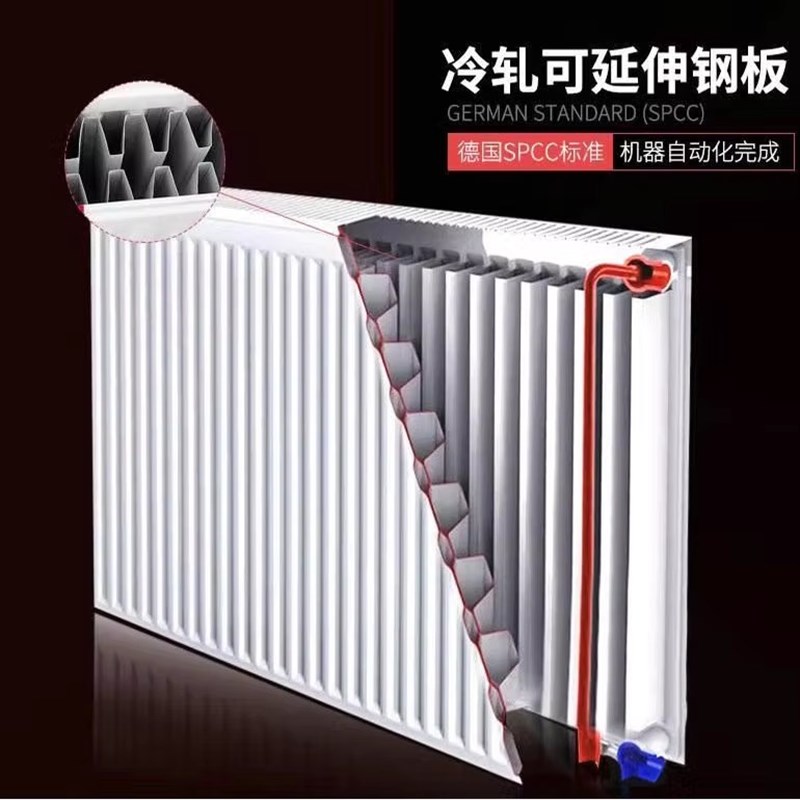 进口钢制板式暖气片家用壁挂式散热片器壁挂炉自采集中供暖有现货