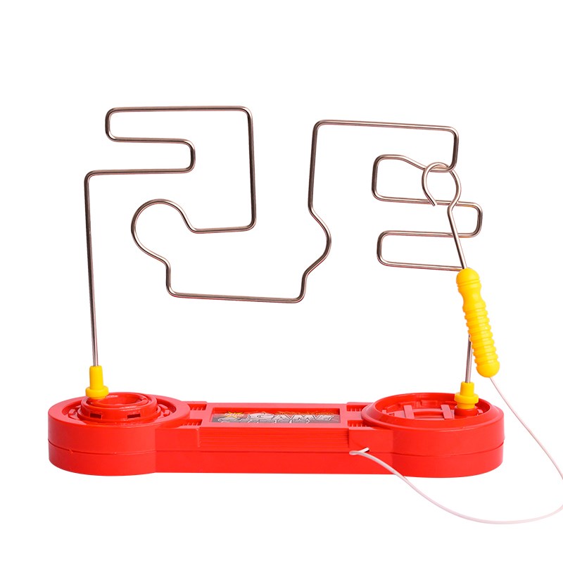 幼儿园中大班科学区儿童专注力训练益智电动电碰电子走迷宫