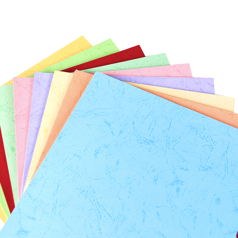 平皮纹封皮纸g封面纸 装订加长彩色卡纸通用张