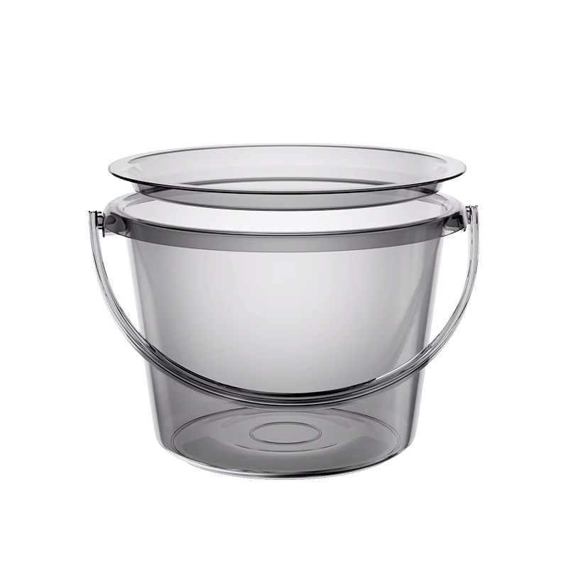 小水桶家用储水用学生宿舍厕所洗衣手带盖手提换水塑料桶圆桶