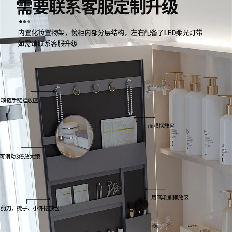 定制浴室柜陶瓷一体盆65/75CM85/95厘米105/115厘米洗漱台盆切角