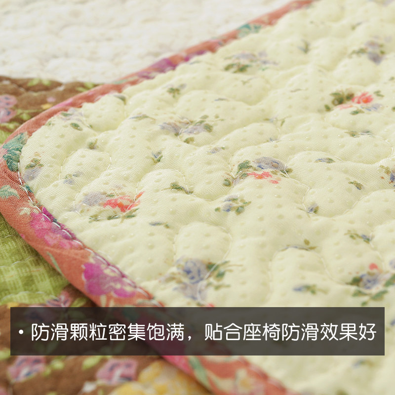 全棉座椅垫餐椅坐垫靠垫一体四季通用夏季田园垫子椅子垫防滑,居家布艺,椅垫,淘宝优惠券,粉丝福利购,淘宝优惠卷