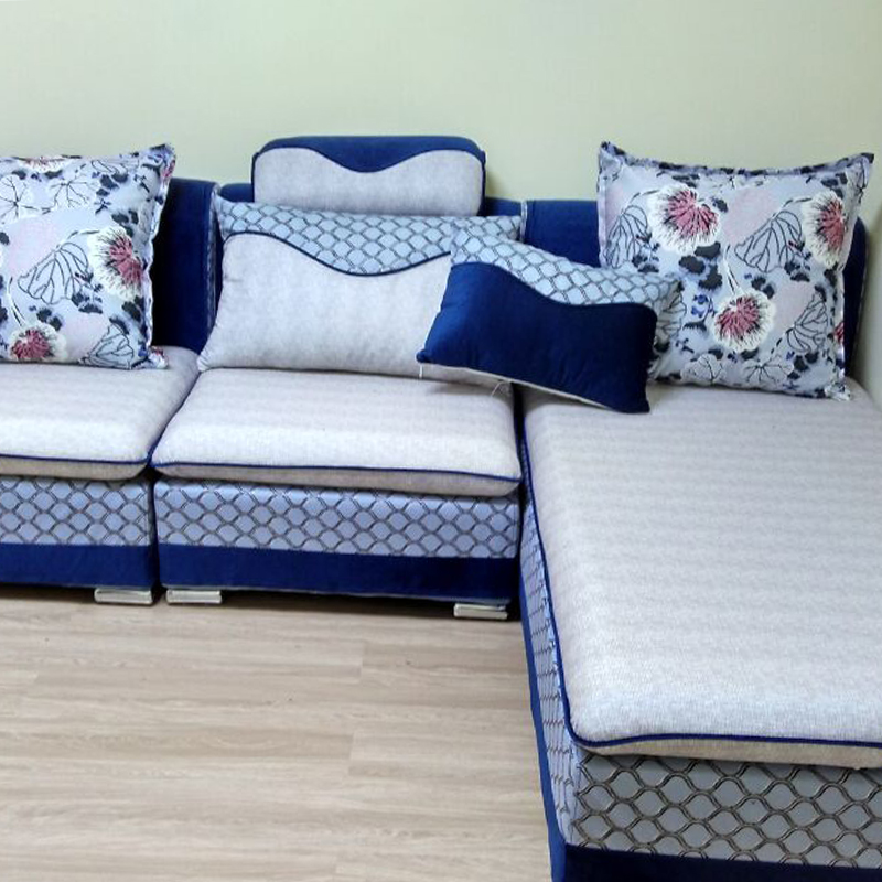 客厅现代简约大小户型布艺沙发可拆洗时尚懒人喜欢转角布沙发组合