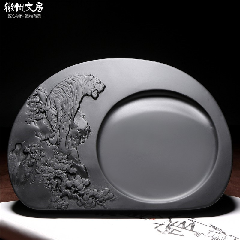 名师老坑砚台 福虎生威 高档文房砚台天然歙砚端砚,文具电教/文化用品/商务用品,文房四宝,淘宝优惠券,粉丝福利购,淘宝优惠卷