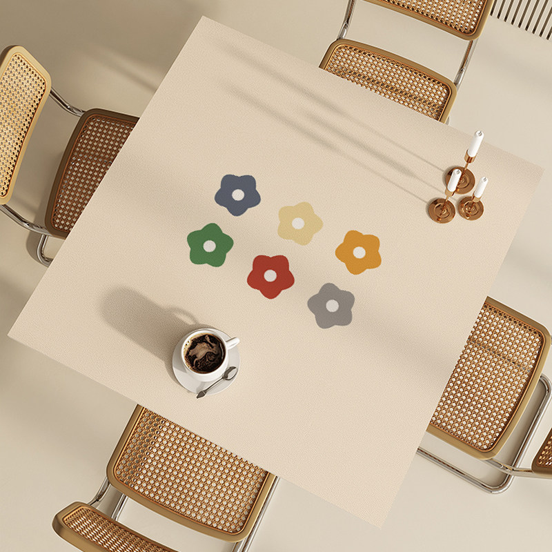 小新正方形桌布防水防油防烫免洗四方餐桌垫硅胶小茶几台布,居家布艺,桌布,淘宝优惠券,粉丝福利购,淘宝优惠卷