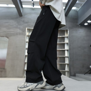 长裤 宽松舒适休闲耐磨工装 春秋装 三点水2025男大童青少年学生新款