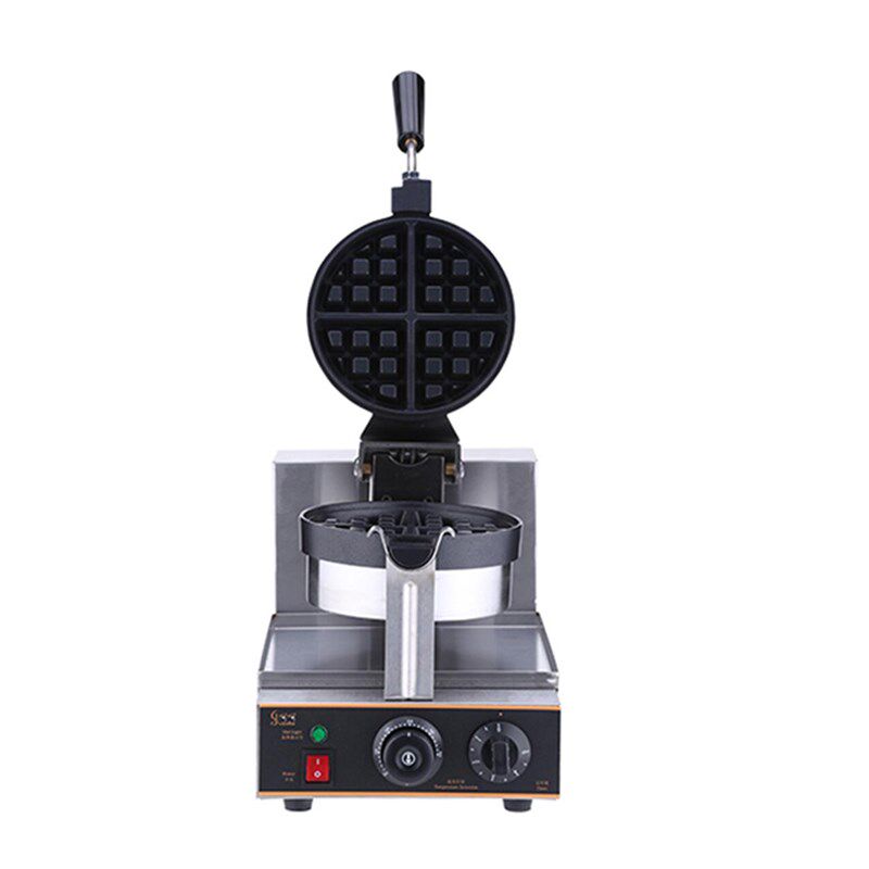 乐呵呵2205松饼机LEHEHE定时鸡蛋仔圆形华夫饼机加厚旋转华夫炉