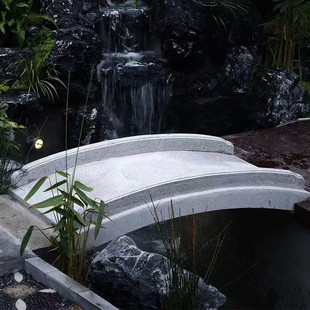 石拱桥石桥汉白玉石雕拱桥栏板岗岩景观雕塑小石桥庭院流水石桥