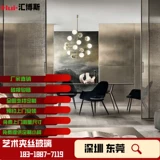 Индивидуальное измерение накаливания стеклянные экраны, подходящее для домашнего крыльца, современная простота легкое роскошное искусство стекло Сухое и мокрое отделение