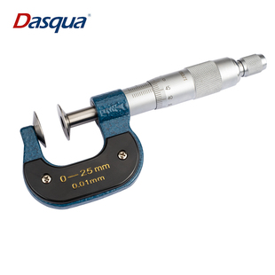 达时科齿轮公法线千分尺高精度mm外径盘头螺旋测微仪器