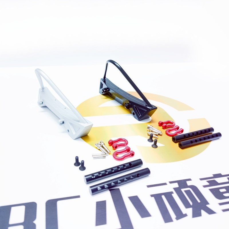 MN128牧马人MN/86S巴博斯G500-1/12四驱攀爬车升级金属前杠前防撞