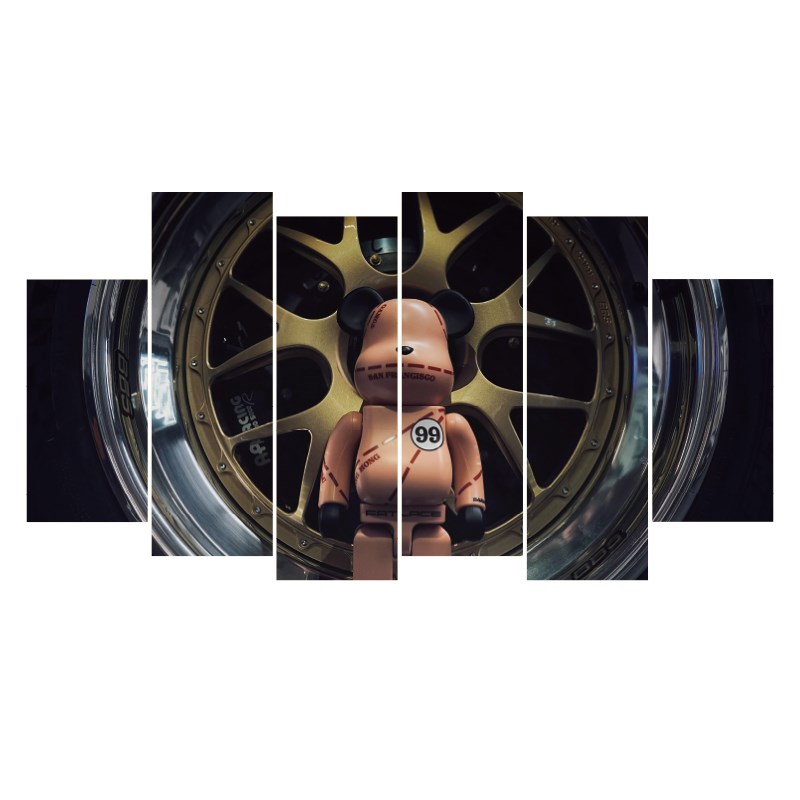 汽车美容店墙面装饰修理工厂车间洗车店海报广告背景形象墙贴纸画