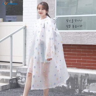 女款 雨披新款 穿单人连全t身雨衣体外2024电动车可爱成人自行车