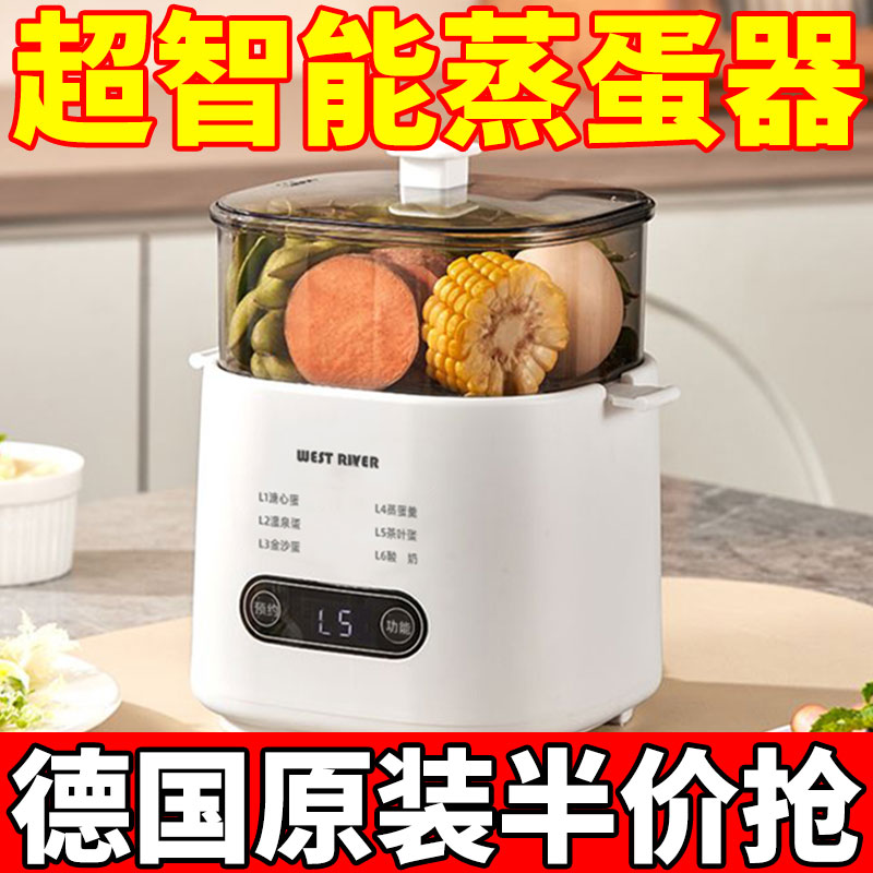 德国可定时预约煮蛋蒸蛋器电蒸锅自动断电多功能早餐煮鸡蛋神器