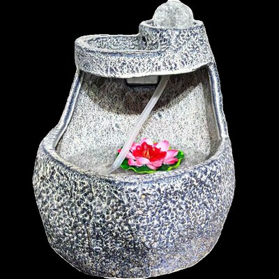 时来运转生财转运球桌面流水循环摆件养鱼可加湿雾化装饰办公室