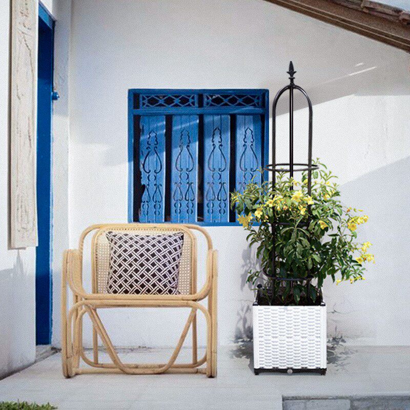 花架爬藤架玫瑰月季铁线莲花盆支架攀爬架阳台室外园艺植物支撑杆