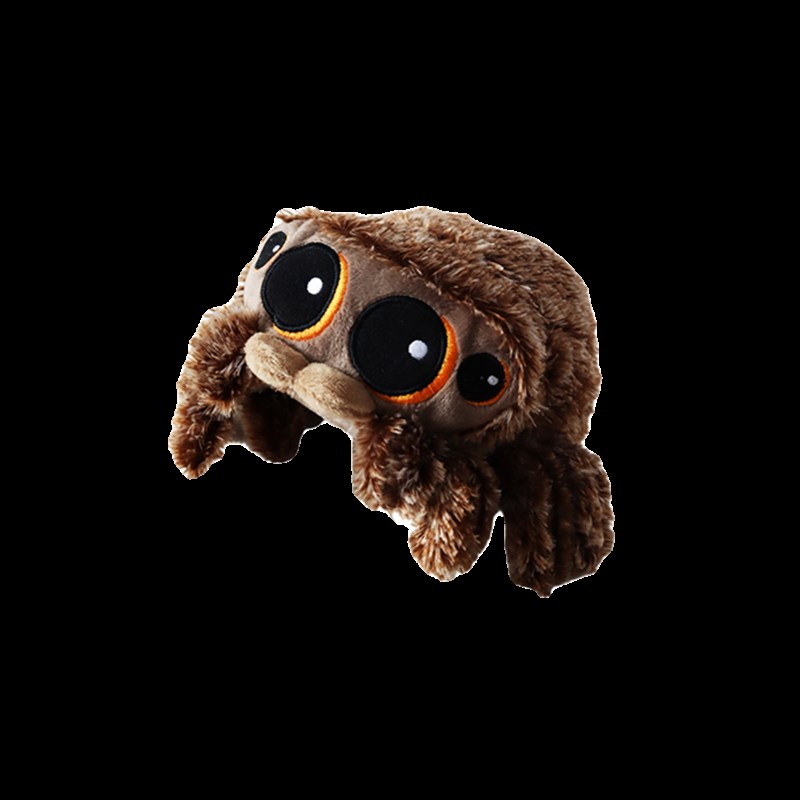 卢卡斯小蜘蛛毛绒玩偶儿童可爱公仔呆萌爬虫娃娃宝宝安抚早教