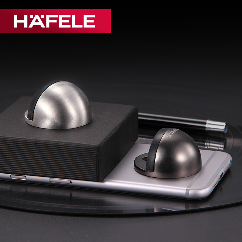 德国海福乐HAFELE防撞门顶门碰地碰房门顶硅胶防撞器隐形门挡门阻