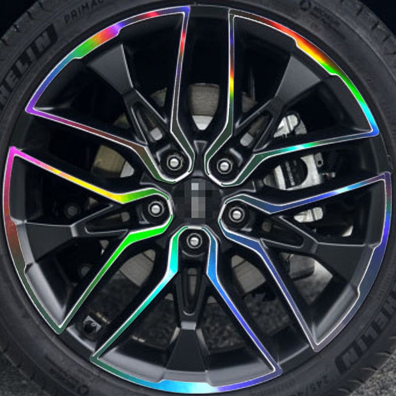 于起亚凯酷K5装饰电镀膜轮毂贴纸凯酷K5改装车贴遮划痕贴