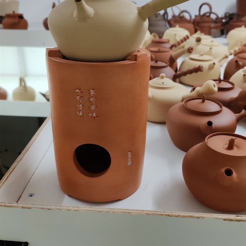 闽西副榜炉童文宋红泥小高炉围炉煮茶潮州茶炉砂铫功夫炭炉小火炉