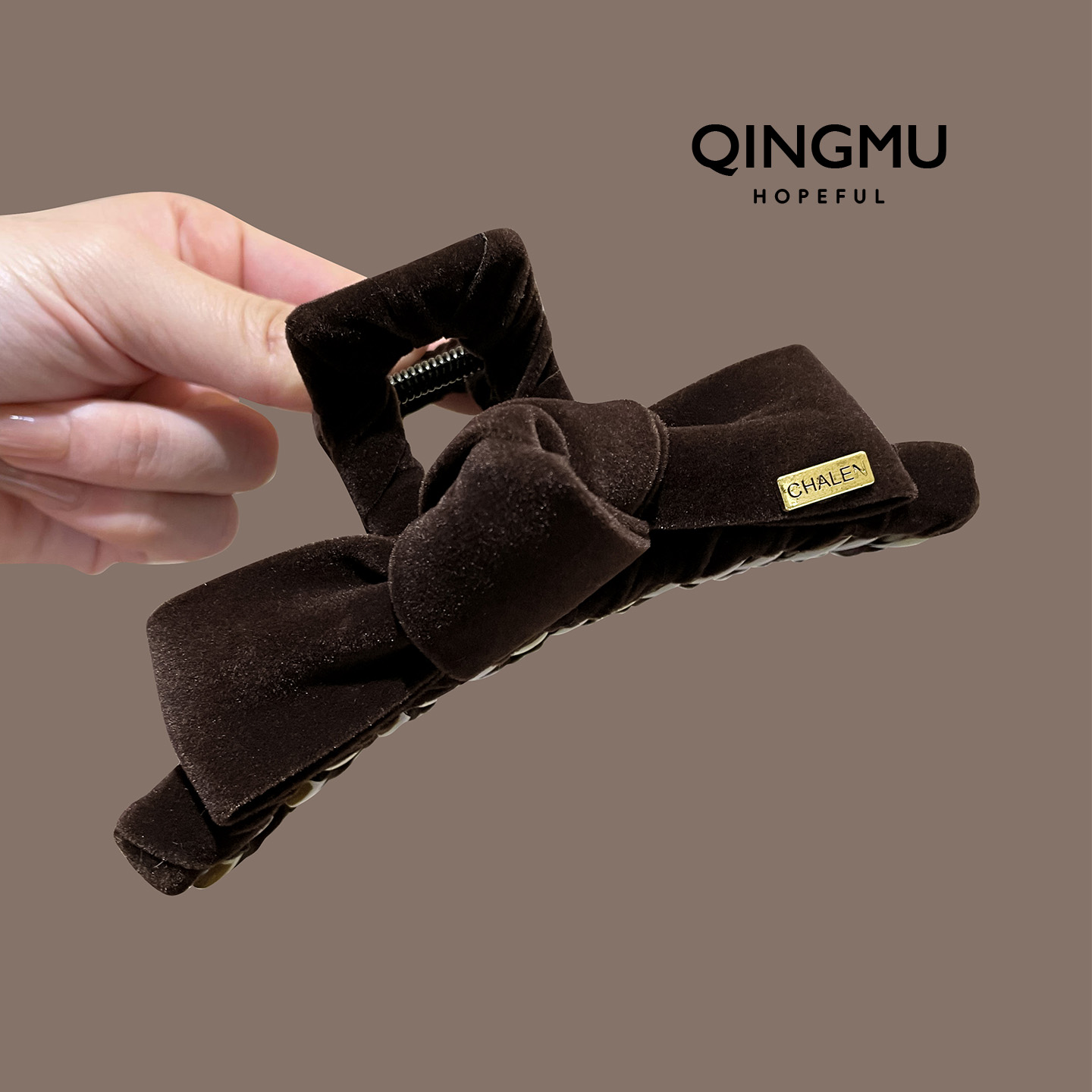 【好物推荐】丝绒蝴蝶结抓夹