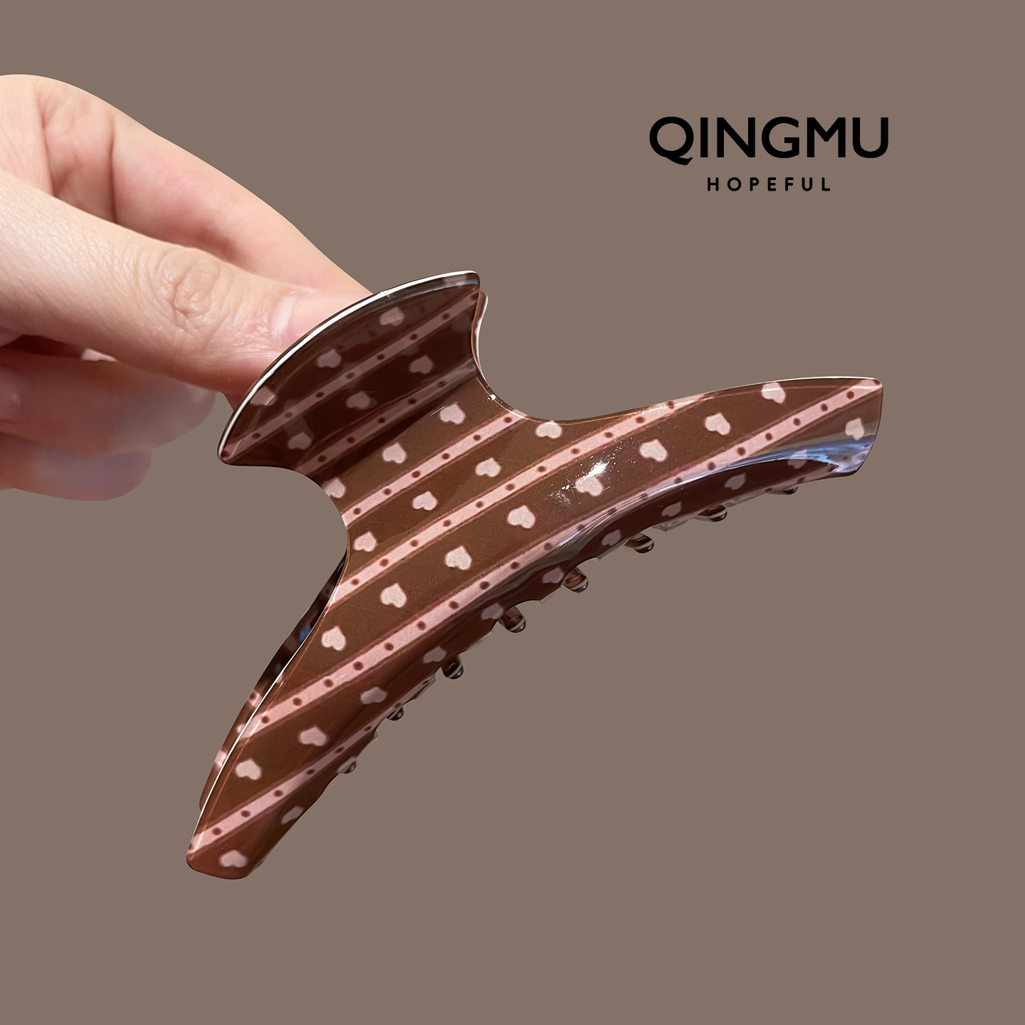 韩国高端新款红色爱心抓夹高级感大号后脑勺盘发夹子发抓发卡发饰,饰品/流行首饰/时尚饰品新,发饰,淘宝优惠券,粉丝福利购,淘宝优惠卷