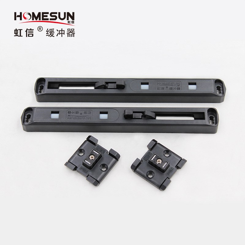 虹信GC091移门阻尼器衣柜推拉滑轮轨道闭合器定位防反弹