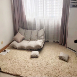 饰地垫 家用床边小地毯卧室ins风羊毛绒客厅茶几毯O网红女生房间装