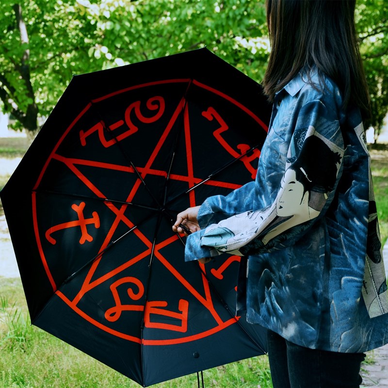 邪恶力量bsupernatural周边恶魔陷阱遮阳伞晴雨两用伞