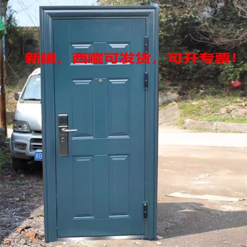 门车库钢质机构盛典亮窗蓝学校门蓝色门房门通风气窗宿舍