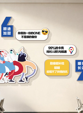 上海企业文化墙职场墙贴