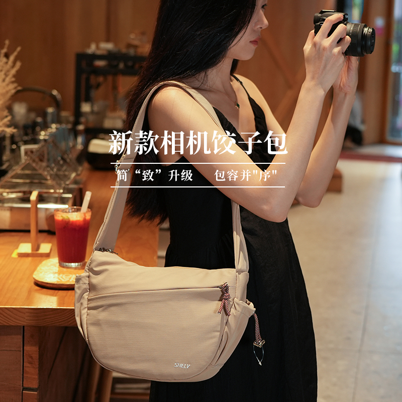 卡香新款饺子相机包单肩摄影包