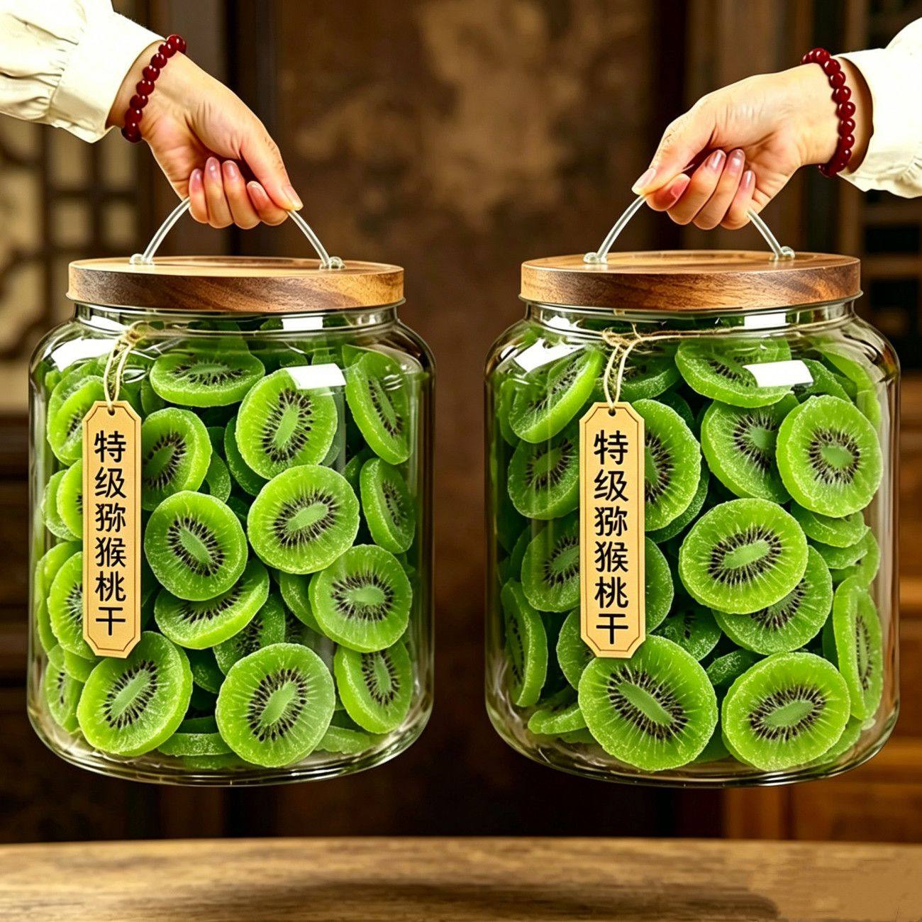 【央妈推荐】特A级猕猴桃干无糖无添加奇异果干水果果干果脯休闲