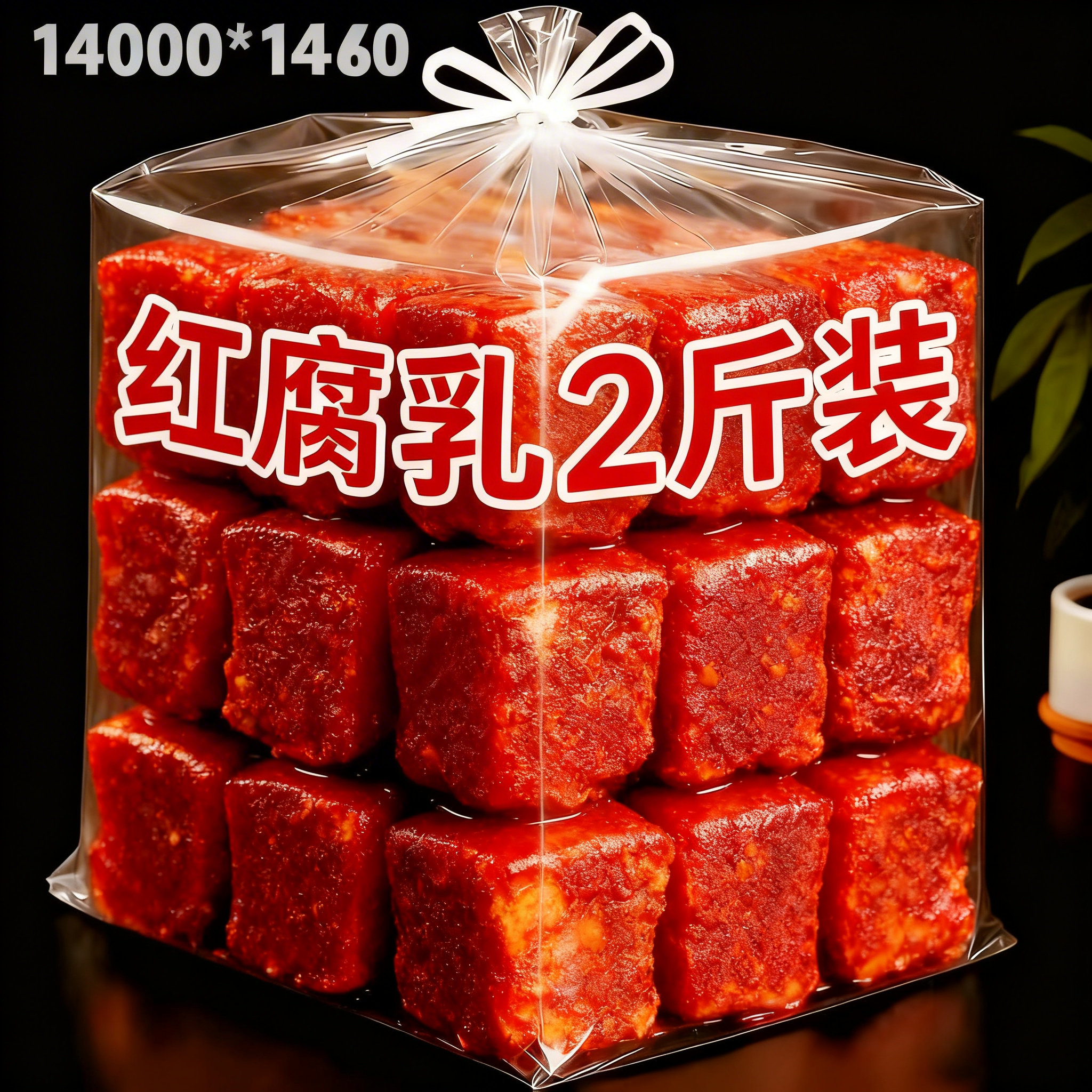 【限时福利】大块豆腐豆腐乳红方饭菜酱豆腐咸菜老牌子红腐乳手工