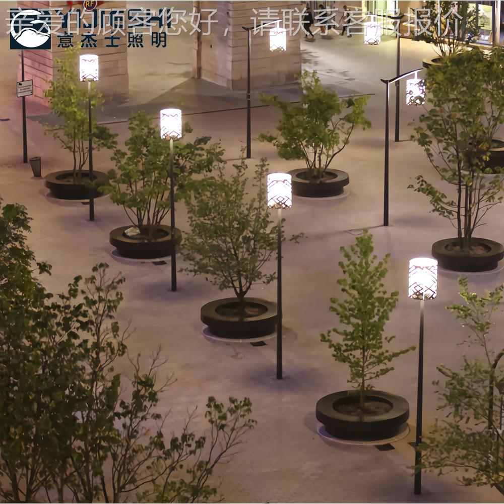 厂家直简约LED景观庭YJS-BXGT院别墅广场灯街道化3供米庭院亮灯工