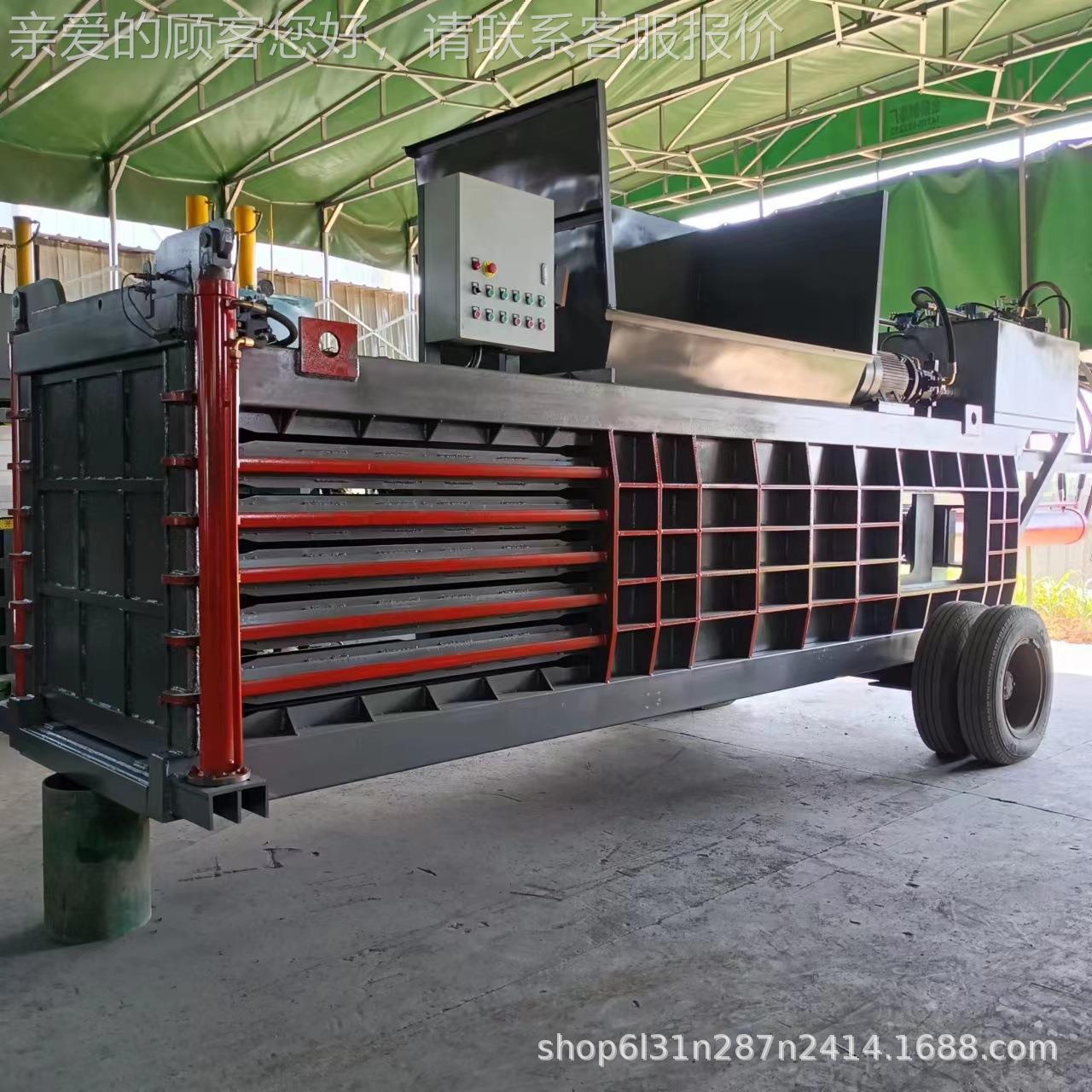 应180吨全自动卧TYG式废纸箱打包卧机 液压开门包编织袋供式液压