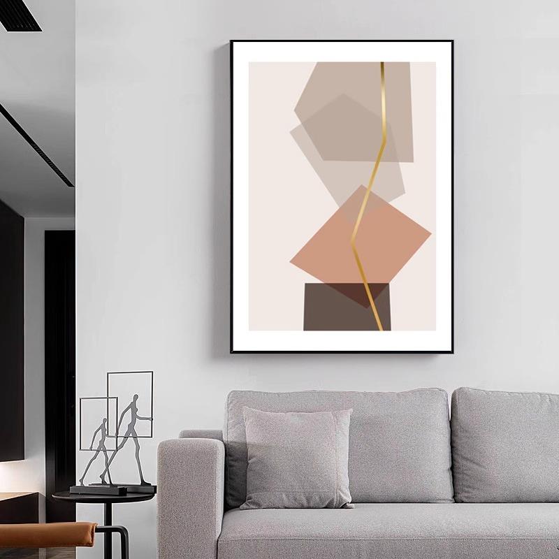 抽象装饰画客厅沙发背景墙走廊极简挂画卧室床头酒店客房墙面壁画