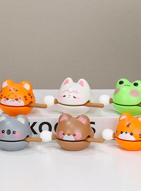 解压小木鱼桌面摆件办公桌工位装饰敲打情绪稳定治愈生日礼物男女