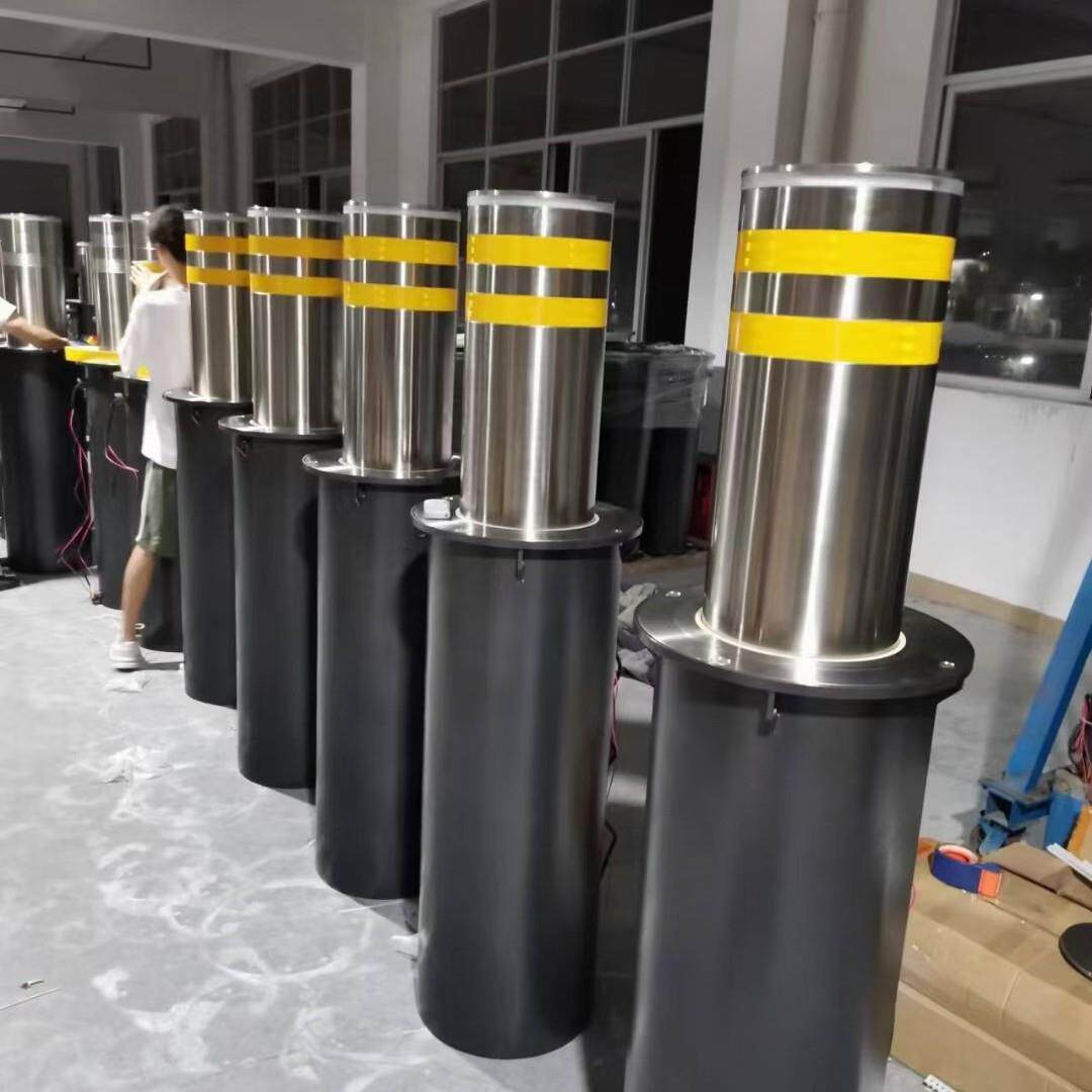 全自动液压升降柱电动防撞路桩智能学校不锈钢路障挡车桩伸缩地桩