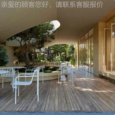 组合天57658986防水防晒休闲庭宿院露咖啡奶茶阳台民网件红桌椅套