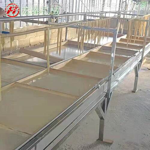 半自GKF家腐竹生产线 油皮成动型设备用 不锈钢手工接豆皮腐竹机