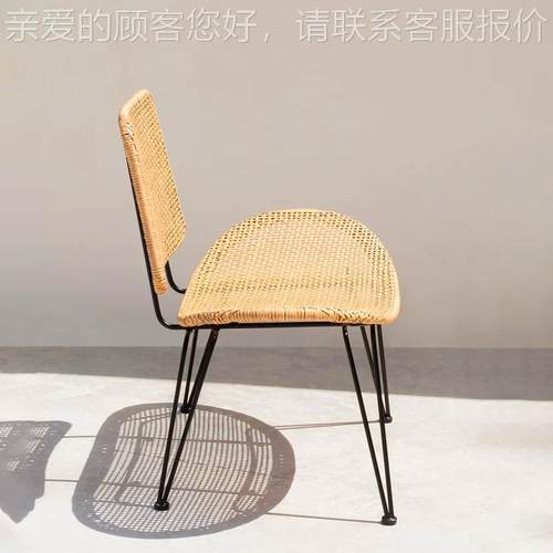 网单藤红620休闲椅户外庭院阳台露台花园几人藤沙发茶藤编家具组