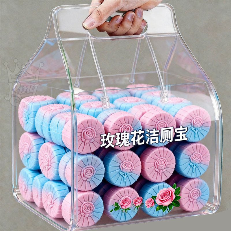 玫瑰香洁厕宝除垢强效清香耐用