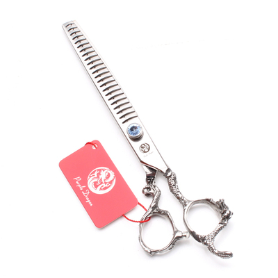 紫龙7/7.5/8.0寸鱼骨剪宠物剪刀美容打薄牙剪狗狗修毛剃毛鱼骨齿