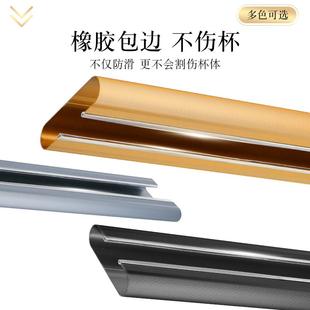 高档红酒杯架吊倒挂收纳架铝合金家用高脚杯悬挂架子家用吧台酒柜